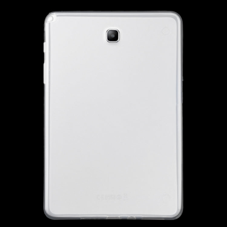 For Galaxy Tab A 8.0 (2015) T350 0.75mm Ultrathin Outside Glossy Inside Frosted TPU Soft Protective Case