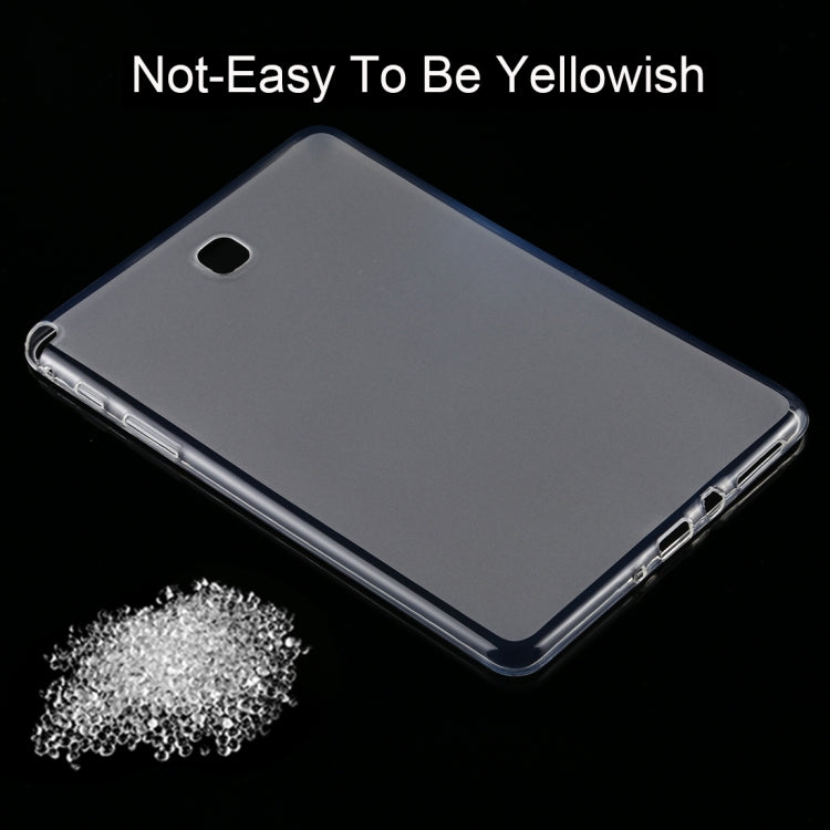 For Galaxy Tab A 8.0 (2015) T350 0.75mm Ultrathin Outside Glossy Inside Frosted TPU Soft Protective Case