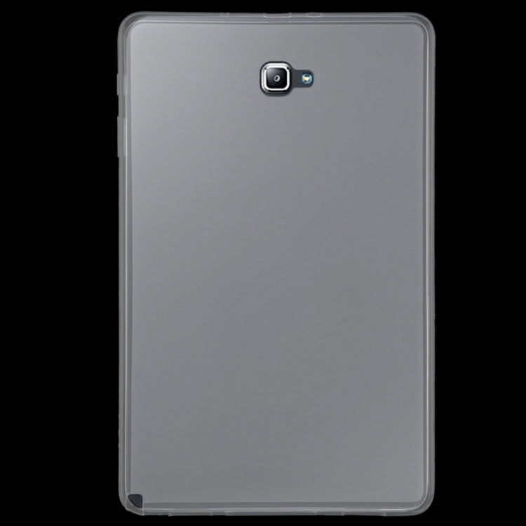 For Galaxy Tab A 10.1 (2016) / T580 0.75mm Ultrathin Outside Glossy Inside Frosted TPU Soft Protective Case