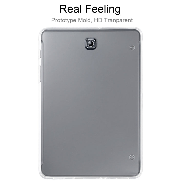 For Galaxy Tab S2 8.0 T710 0.75mm Ultrathin Outside Glossy Inside Frosted TPU Soft Protective Case