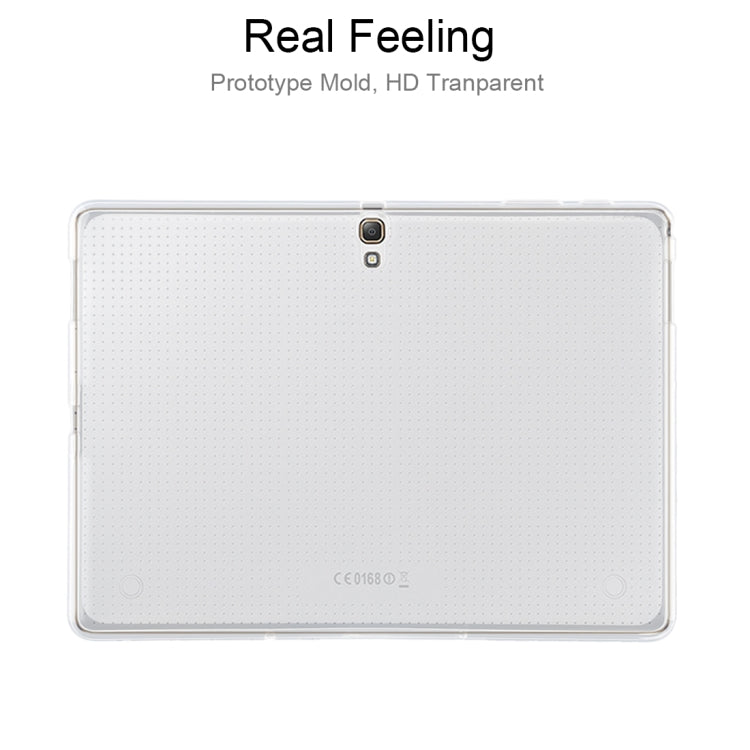 For Galaxy Tab S 10.5 T800 0.75mm Ultrathin Outside Glossy Inside Frosted TPU Soft Protective Case