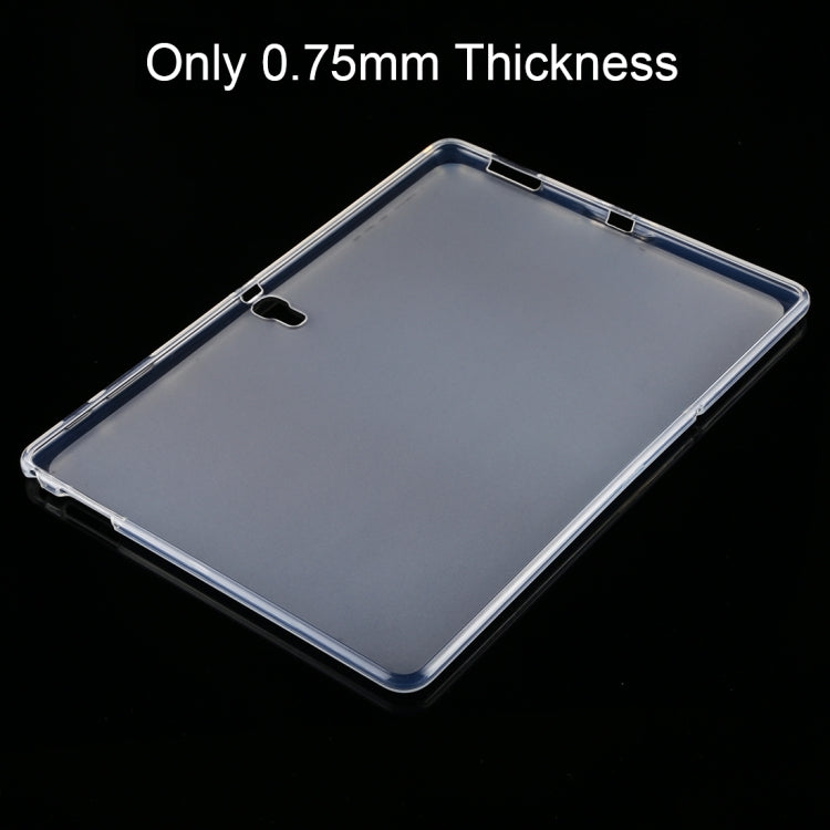 For Galaxy Tab S 10.5 T800 0.75mm Ultrathin Outside Glossy Inside Frosted TPU Soft Protective Case