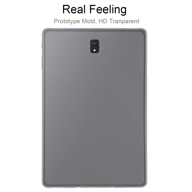 For Galaxy Tab S4 10.5 T830 0.75mm Ultrathin Outside Glossy Inside Frosted TPU Soft Protective Case