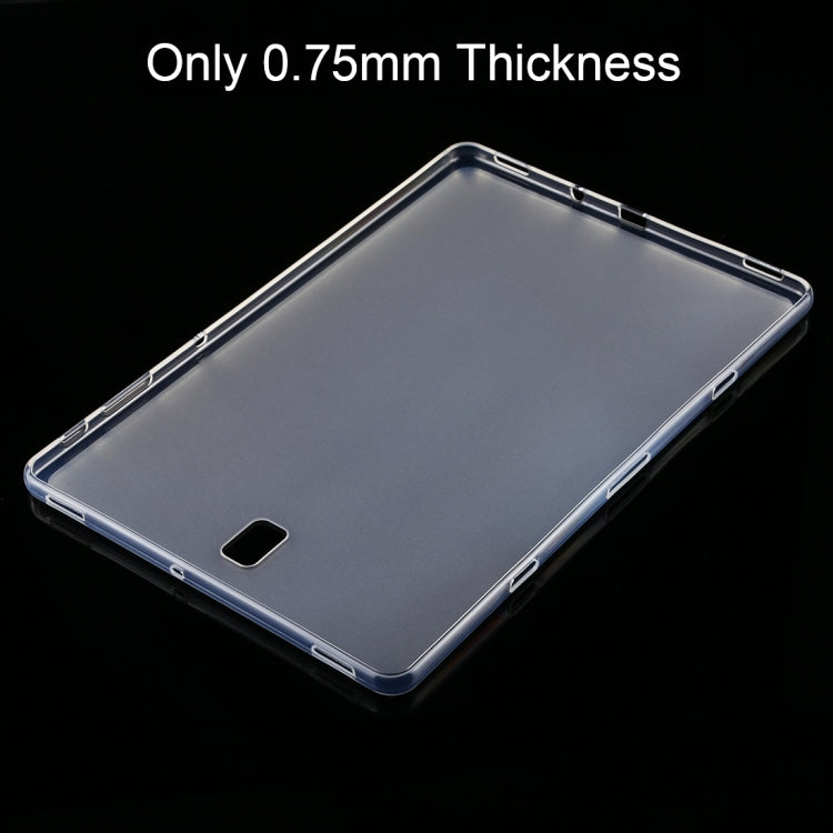 For Galaxy Tab S4 10.5 T830 0.75mm Ultrathin Outside Glossy Inside Frosted TPU Soft Protective Case