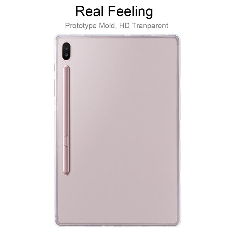 For Galaxy Tab S6 T860 0.75mm Ultrathin Outside Glossy Inside Frosted TPU Soft Protective Case