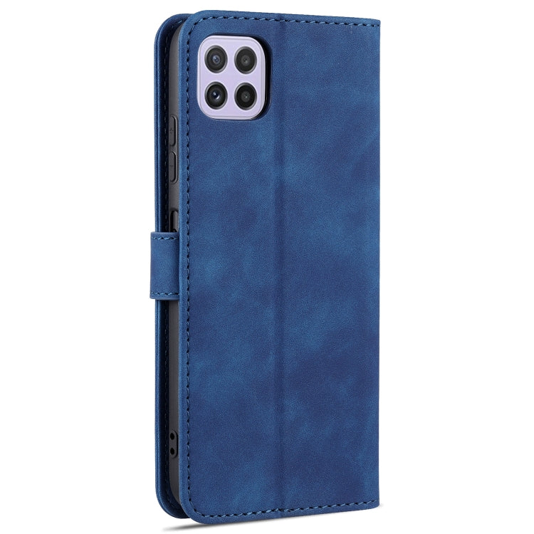 For Samsung Galaxy A22 5G AZNS Skin Feel Calf Texture Horizontal Flip Leather Case with Card Slots & Holder & Wallet