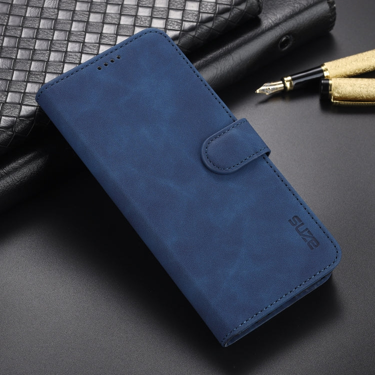 For Samsung Galaxy A22 5G AZNS Skin Feel Calf Texture Horizontal Flip Leather Case with Card Slots & Holder & Wallet