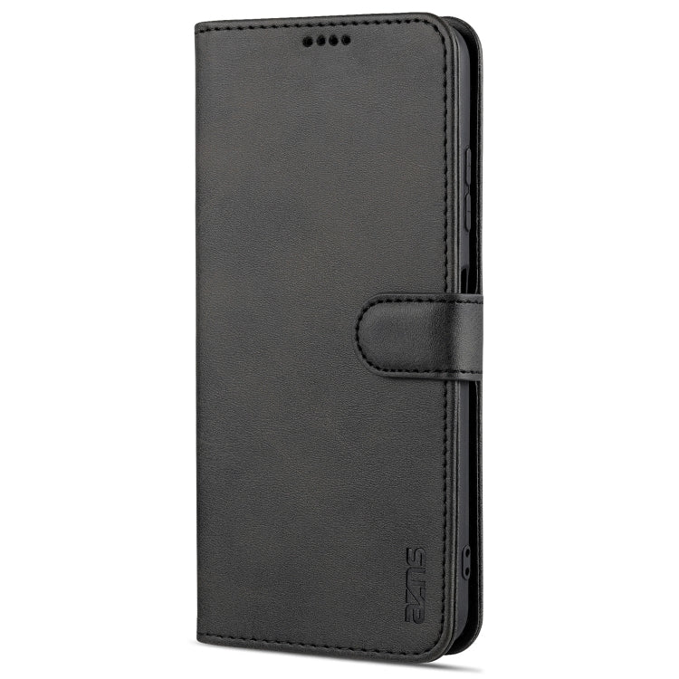 For Samsung Galaxy A22 5G AZNS Skin Feel Calf Texture Horizontal Flip Leather Case with Card Slots & Holder & Wallet