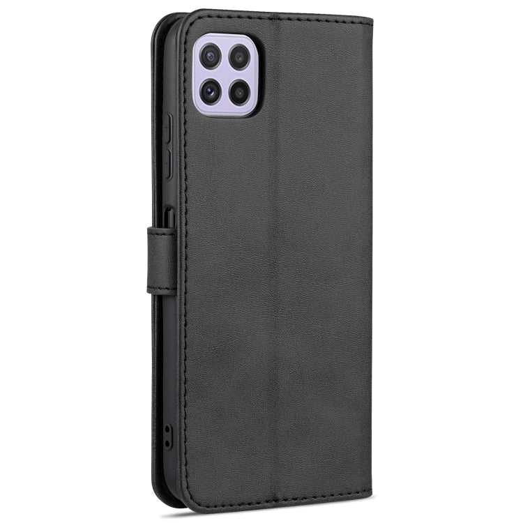 For Samsung Galaxy A22 5G AZNS Skin Feel Calf Texture Horizontal Flip Leather Case with Card Slots & Holder & Wallet