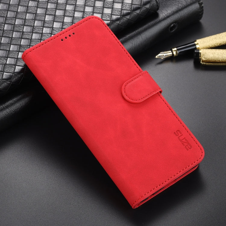 For Samsung Galaxy A22 5G AZNS Skin Feel Calf Texture Horizontal Flip Leather Case with Card Slots & Holder & Wallet