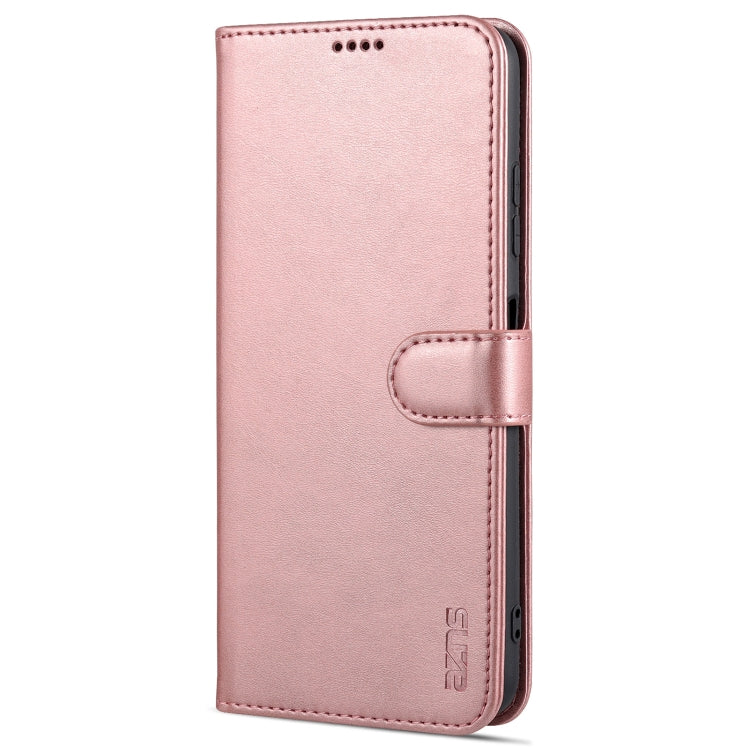 For Samsung Galaxy A22 5G AZNS Skin Feel Calf Texture Horizontal Flip Leather Case with Card Slots & Holder & Wallet