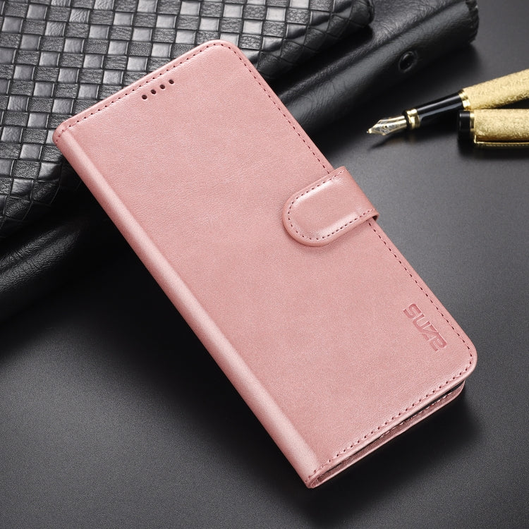 For Samsung Galaxy A22 5G AZNS Skin Feel Calf Texture Horizontal Flip Leather Case with Card Slots & Holder & Wallet