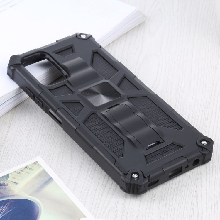 For Samsung Galaxy A03s 166.6mm Shockproof TPU + PC Magnetic Protective Case with Holder