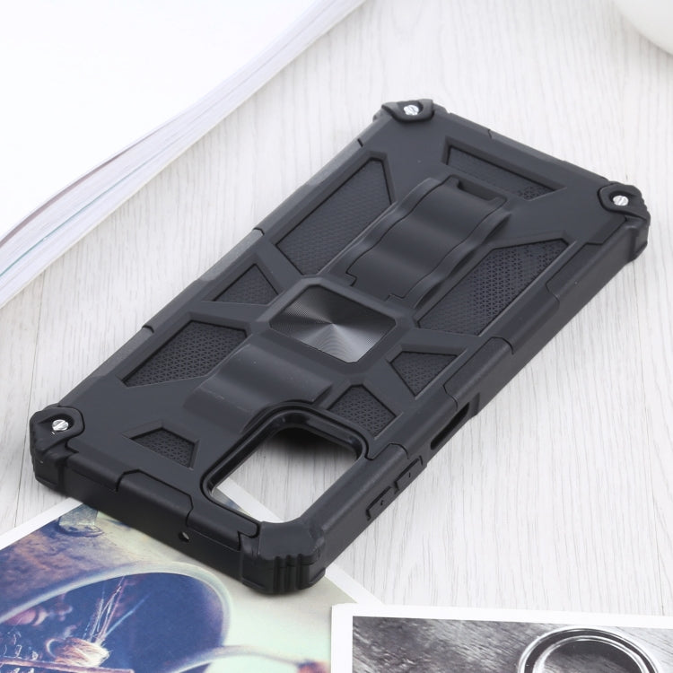 For Samsung Galaxy A03s 166.6mm Shockproof TPU + PC Magnetic Protective Case with Holder