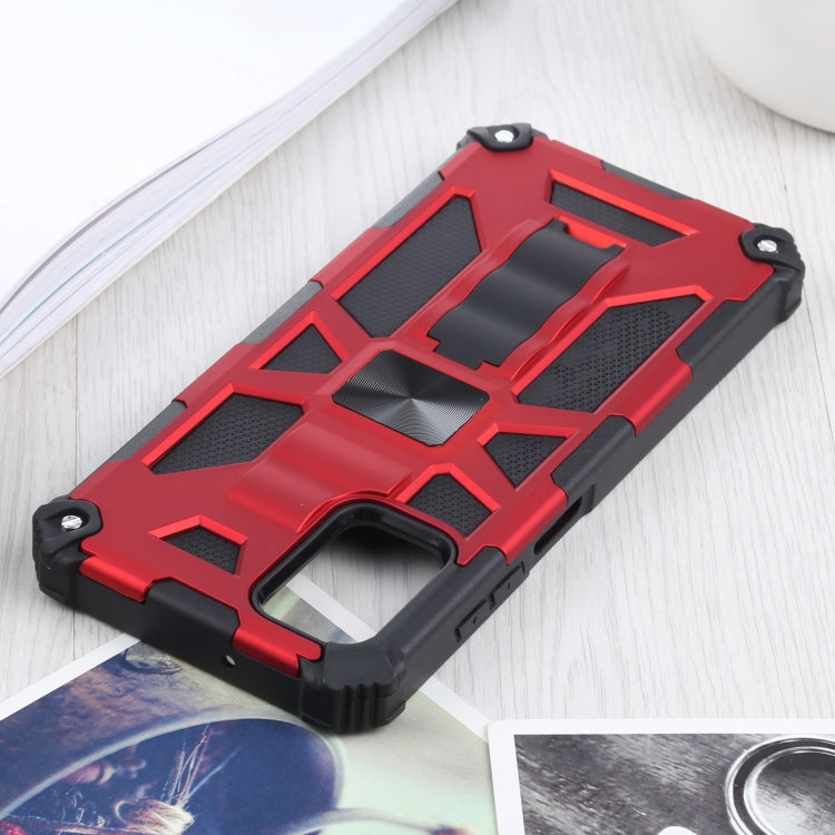 For Samsung Galaxy A03s 166.6mm Shockproof TPU + PC Magnetic Protective Case with Holder