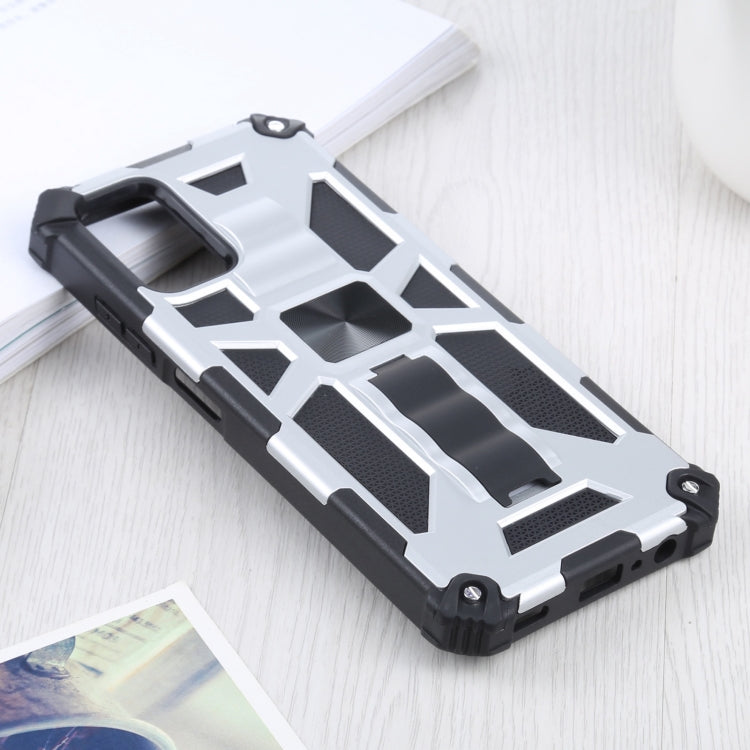 For Samsung Galaxy A03s 166.6mm Shockproof TPU + PC Magnetic Protective Case with Holder