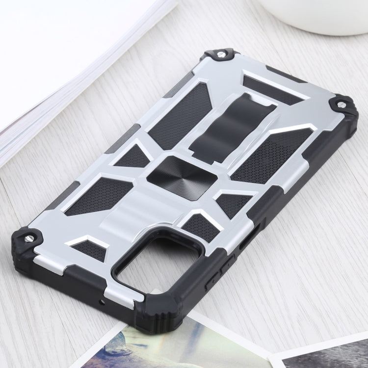 For Samsung Galaxy A03s 166.6mm Shockproof TPU + PC Magnetic Protective Case with Holder