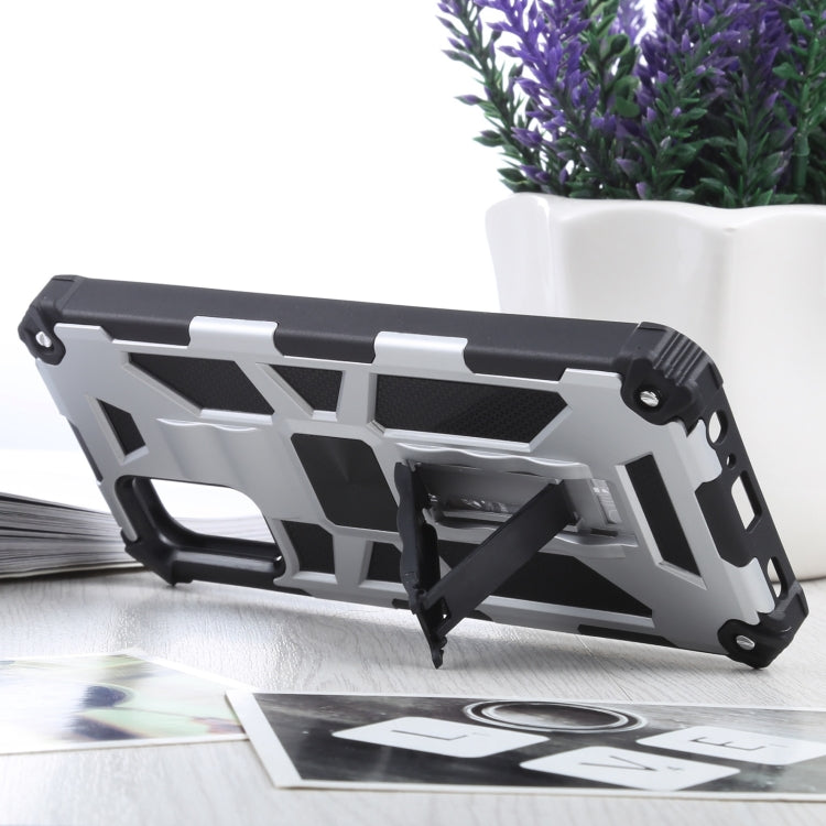 For Samsung Galaxy A03s 166.6mm Shockproof TPU + PC Magnetic Protective Case with Holder