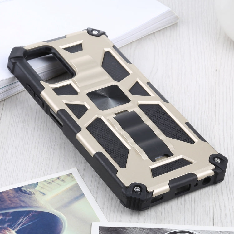 For Samsung Galaxy A03s 166.6mm Shockproof TPU + PC Magnetic Protective Case with Holder