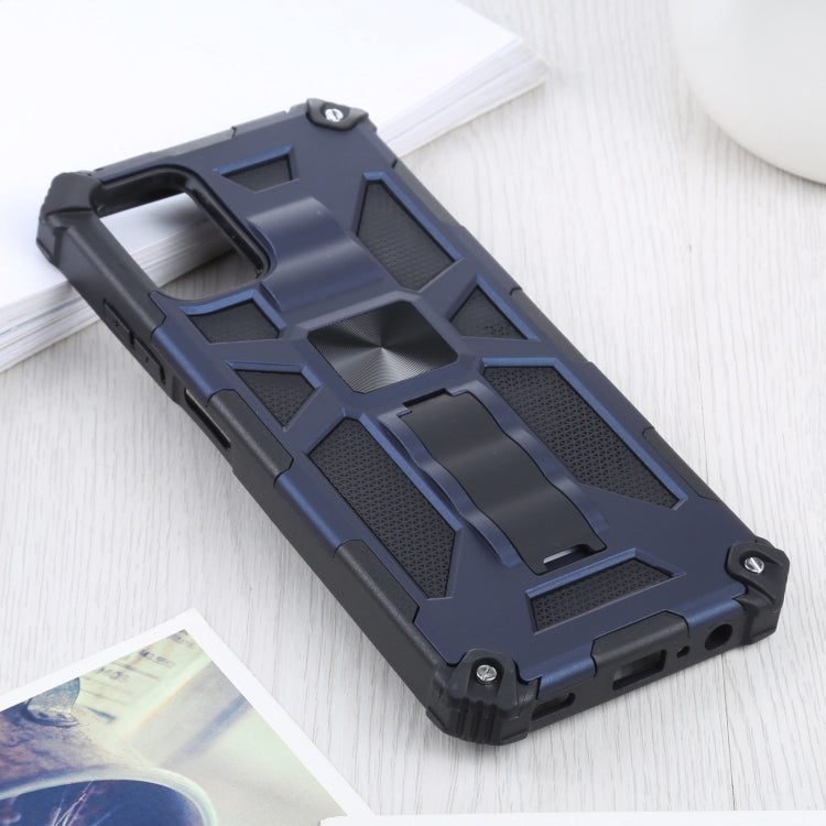 For Samsung Galaxy A03s 166.6mm Shockproof TPU + PC Magnetic Protective Case with Holder