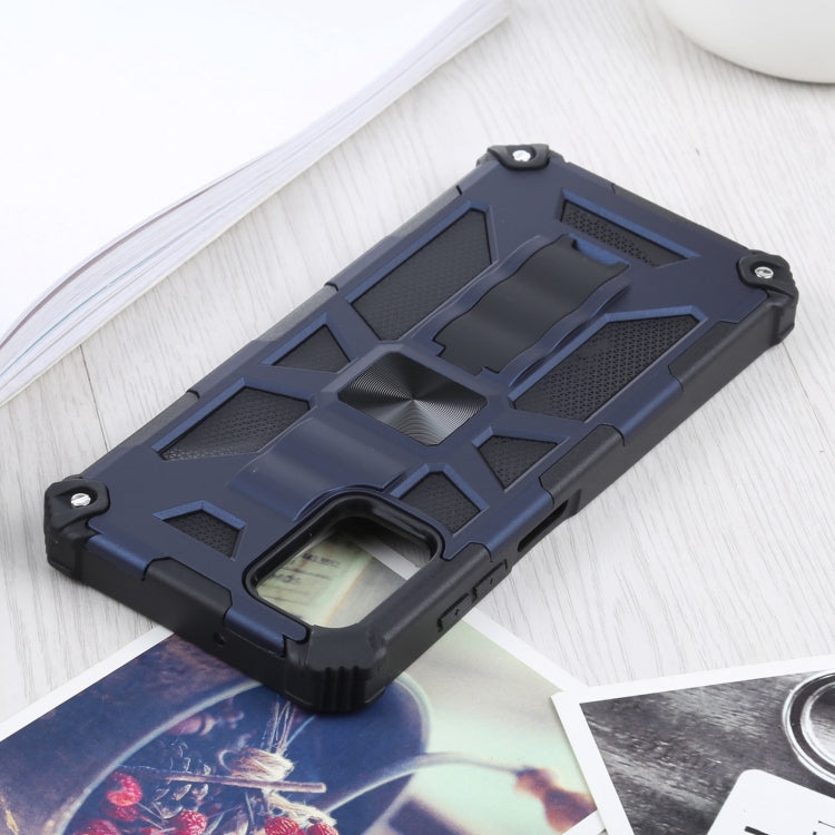 For Samsung Galaxy A03s 166.6mm Shockproof TPU + PC Magnetic Protective Case with Holder