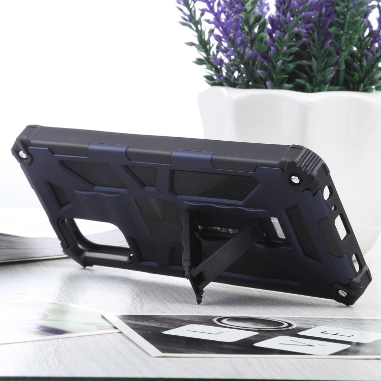 For Samsung Galaxy A03s 166.6mm Shockproof TPU + PC Magnetic Protective Case with Holder