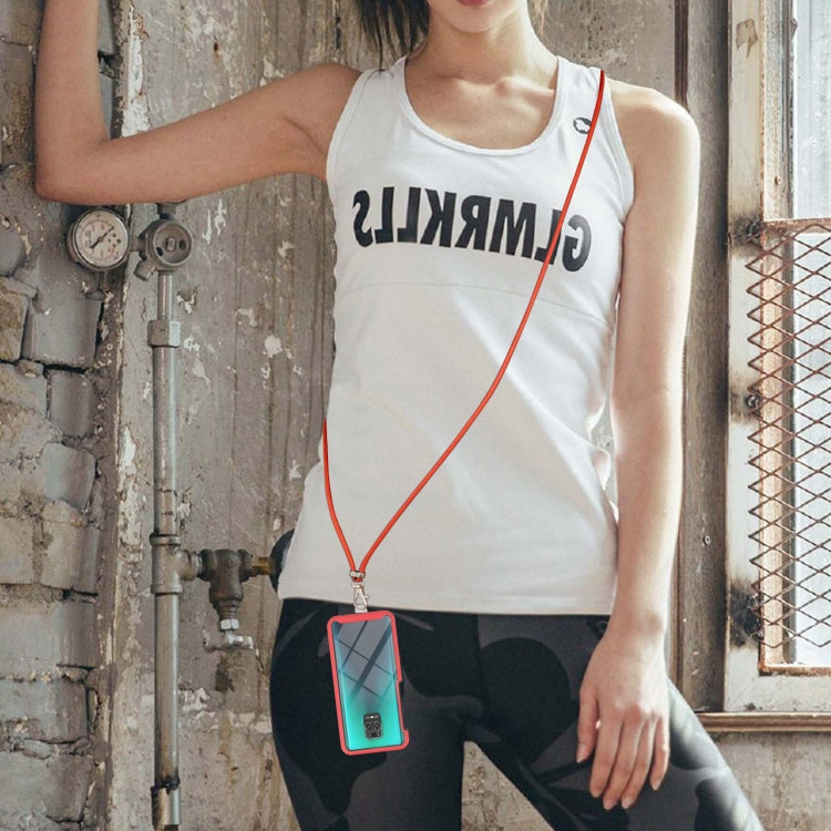 For Xiaomi Redmi Note 9S / Redmi Note 9 Pro / Redmi Note 9 Pro Max Starry Sky Solid Color Series Shockproof PC + TPU Protective Case with Neck Strap