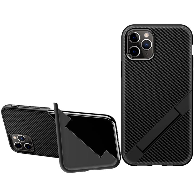 For iPhone 11 Extraordinary Series TPU Protective Case Shockproof Strap Folding Bracket