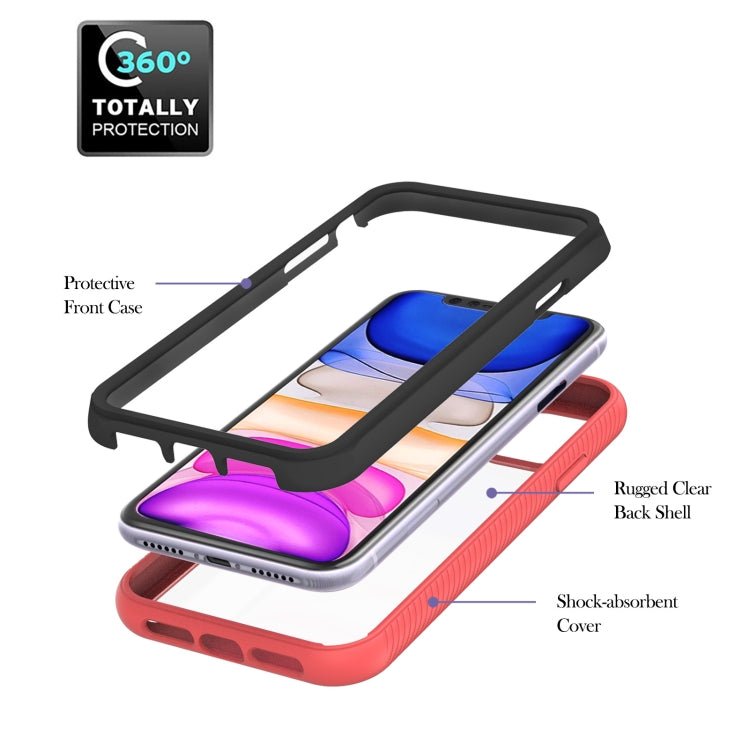 For iPhone 11 Starry Sky Solid Color Series Shockproof PC + TPU Protective Case with Ring Holder & Magnetic Function