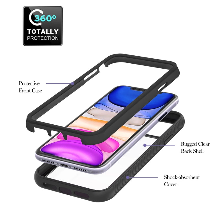 For iPhone 11 Starry Sky Solid Color Series Shockproof PC + TPU Protective Case with Ring Holder & Magnetic Function