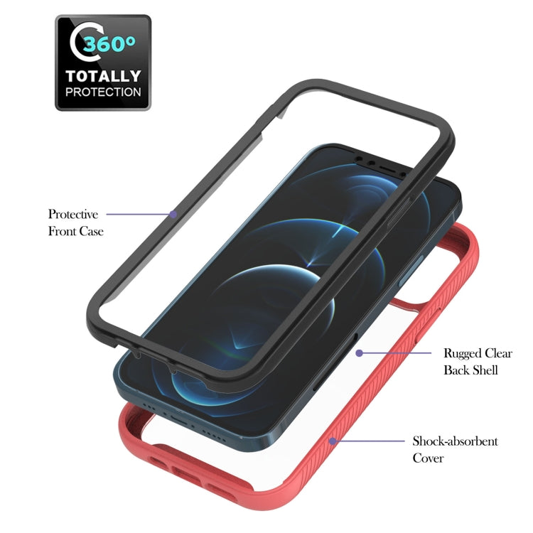 For iPhone 12 / 12 Pro Starry Sky Solid Color Series Shockproof PC + TPU Protective Case with Ring Holder & Magnetic Function