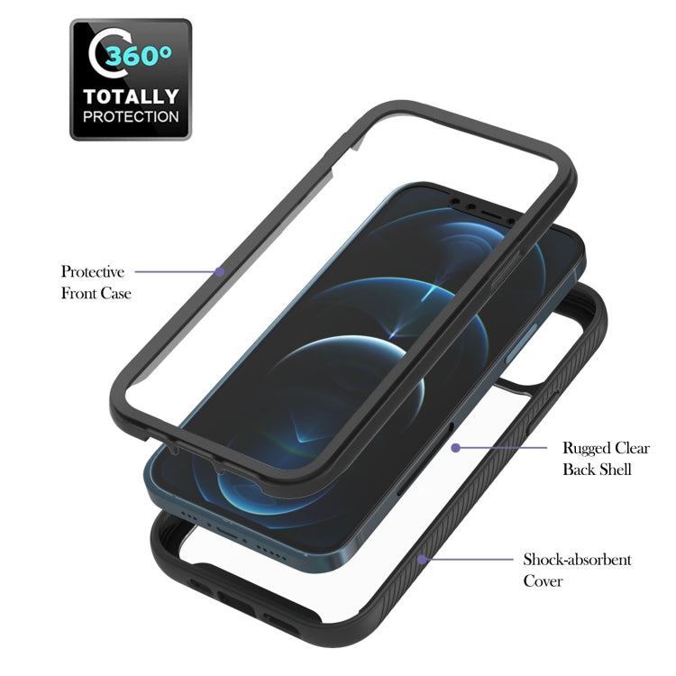 For iPhone 12 / 12 Pro Starry Sky Solid Color Series Shockproof PC + TPU Protective Case with Ring Holder & Magnetic Function