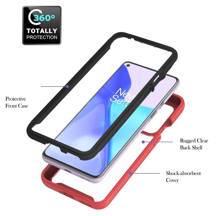 For OnePlus 9 Starry Sky Solid Color Series Shockproof PC + TPU Protective Case with Ring Holder & Magnetic Function