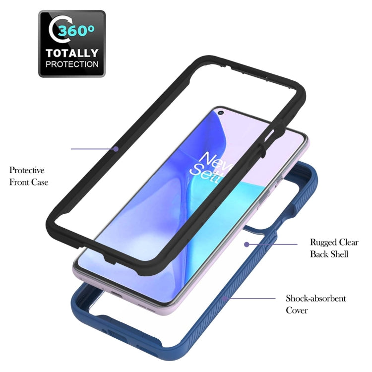 For OnePlus 9 Starry Sky Solid Color Series Shockproof PC + TPU Protective Case with Ring Holder & Magnetic Function