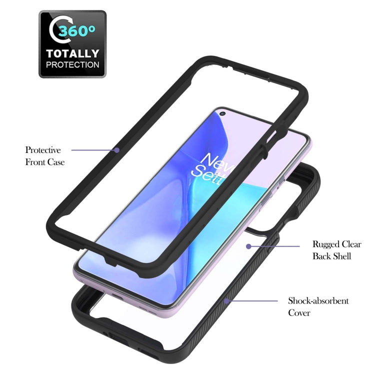 For OnePlus 9 Starry Sky Solid Color Series Shockproof PC + TPU Protective Case with Ring Holder & Magnetic Function