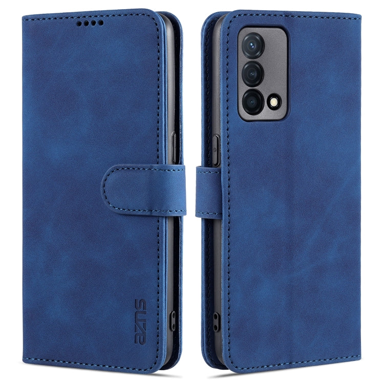 For OPPO K9 AZNS Skin Feel Calf Texture Horizontal Flip Leather Case with Card Slots & Holder & Wallet