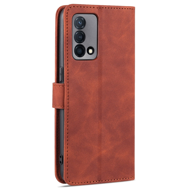 For OPPO K9 AZNS Skin Feel Calf Texture Horizontal Flip Leather Case with Card Slots & Holder & Wallet