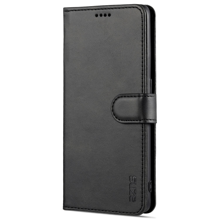 For OPPO Reno6 Pro 5G AZNS Skin Feel Calf Texture Horizontal Flip Leather Case with Card Slots & Holder & Wallet