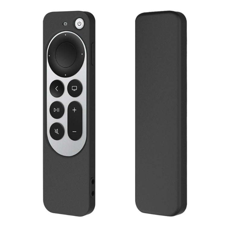 Silicone Protective Case Cover with Rope For Apple TV 4K 4th Siri Remote Controller