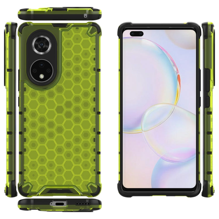 For Honor 50 Pro Shockproof Honeycomb PC + TPU Protective Case