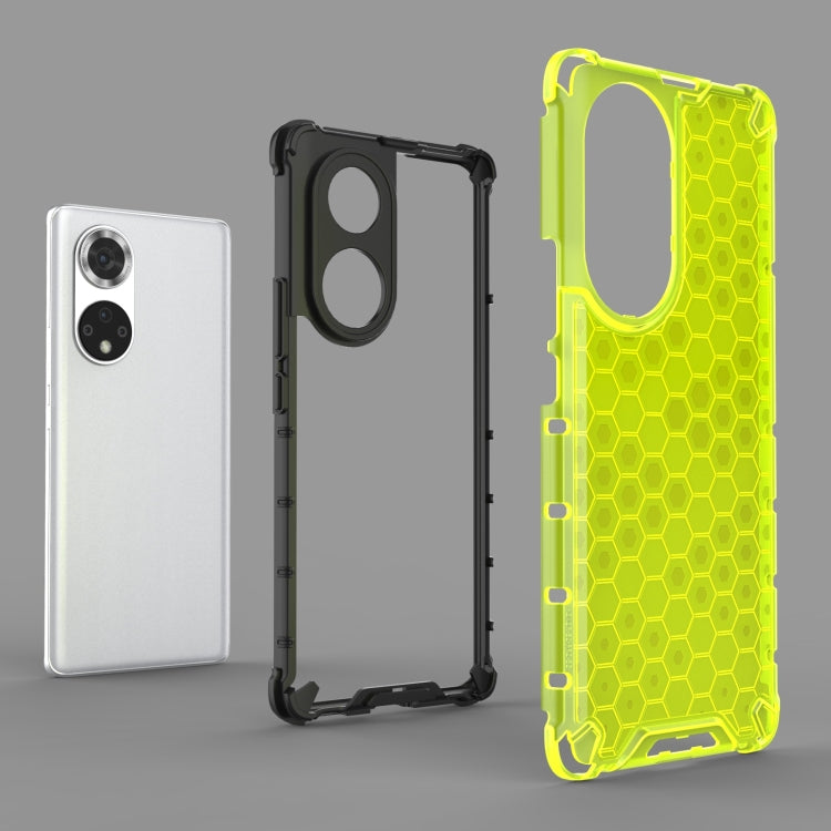 For Honor 50 Pro Shockproof Honeycomb PC + TPU Protective Case
