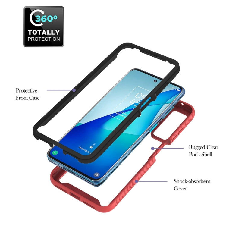 For TCL 20S Starry Sky Solid Color Series Shockproof PC + TPU Protective Case with Ring Holder & Magnetic Function