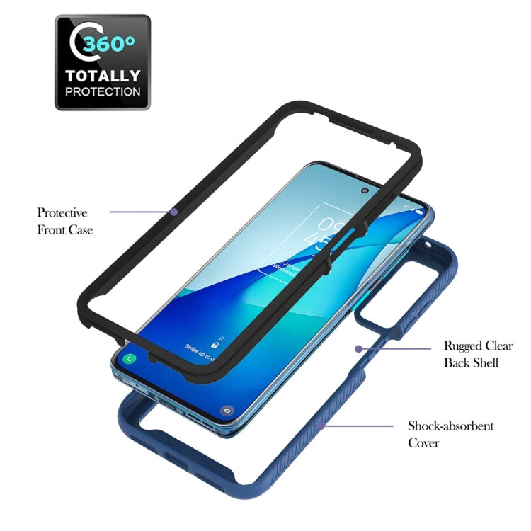 For TCL 20S Starry Sky Solid Color Series Shockproof PC + TPU Protective Case with Ring Holder & Magnetic Function