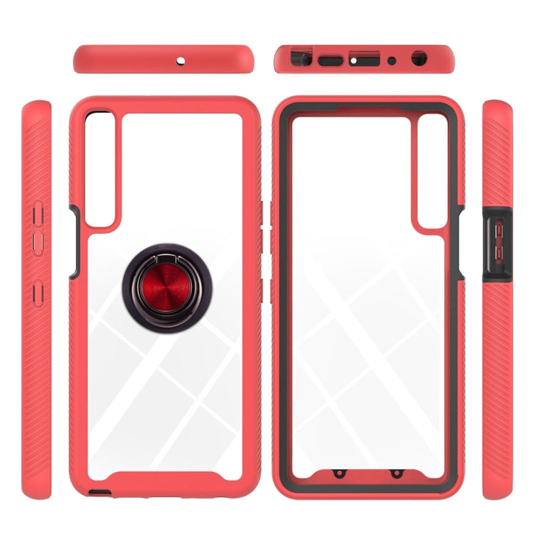 For LG Stylo 7 4G Starry Sky Solid Color Series Shockproof PC + TPU Protective Case with Ring Holder & Magnetic Function