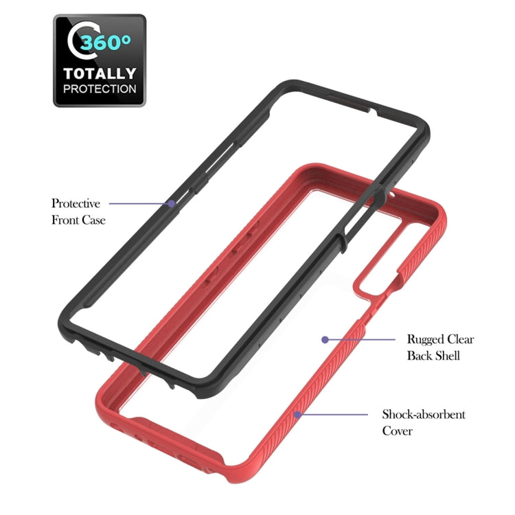 For LG Stylo 7 4G Starry Sky Solid Color Series Shockproof PC + TPU Protective Case with Ring Holder & Magnetic Function