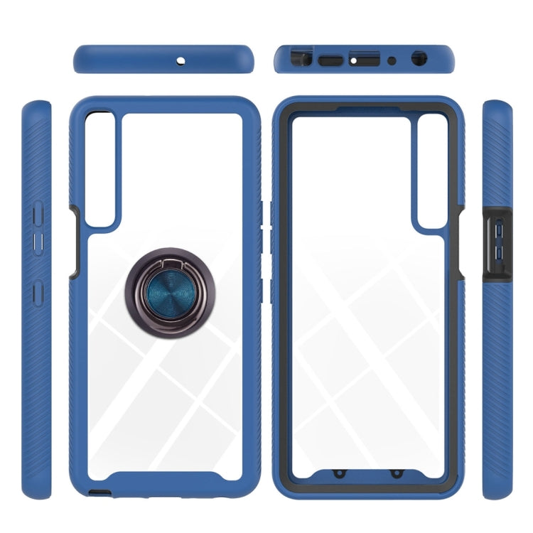For LG Stylo 7 4G Starry Sky Solid Color Series Shockproof PC + TPU Protective Case with Ring Holder & Magnetic Function