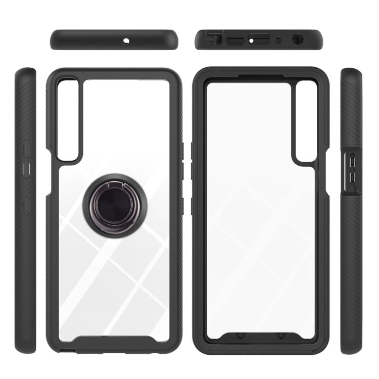 For LG Stylo 7 4G Starry Sky Solid Color Series Shockproof PC + TPU Protective Case with Ring Holder & Magnetic Function