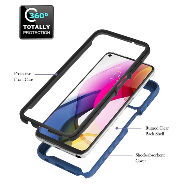 For Motorola Moto G Stylus 2021 Starry Sky Solid Color Series Shockproof PC + TPU Protective Case with Ring Holder & Magnetic Function