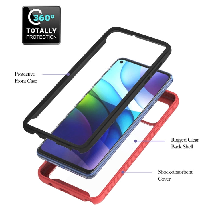 For Motorola Moto G Stylus 2021 5G Starry Sky Solid Color Series Shockproof PC + TPU Protective Case with Ring Holder & Magnetic Function