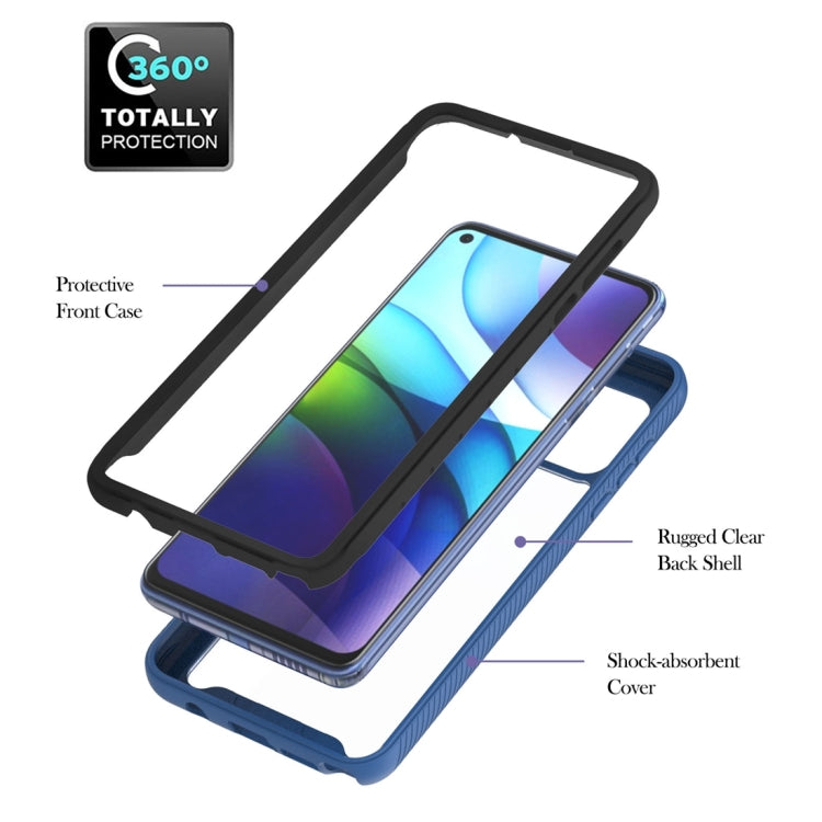 For Motorola Moto G Stylus 2021 5G Starry Sky Solid Color Series Shockproof PC + TPU Protective Case with Ring Holder & Magnetic Function